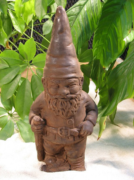 Hiking Gnome concrete complement to Garden Gnome